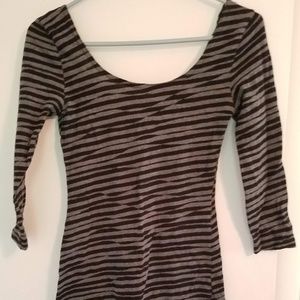 H&M Black & Gray Dress